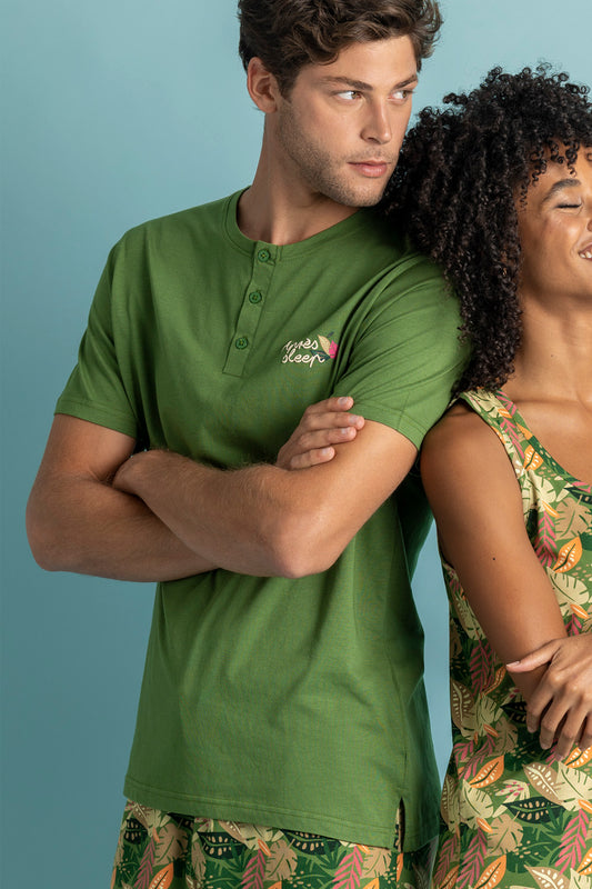 Pigiama estivo uomo multicolore Admas