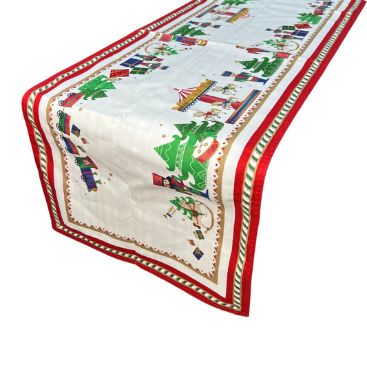 Runner da tavola Schiaccianoci Double Face 45x140 Brandani