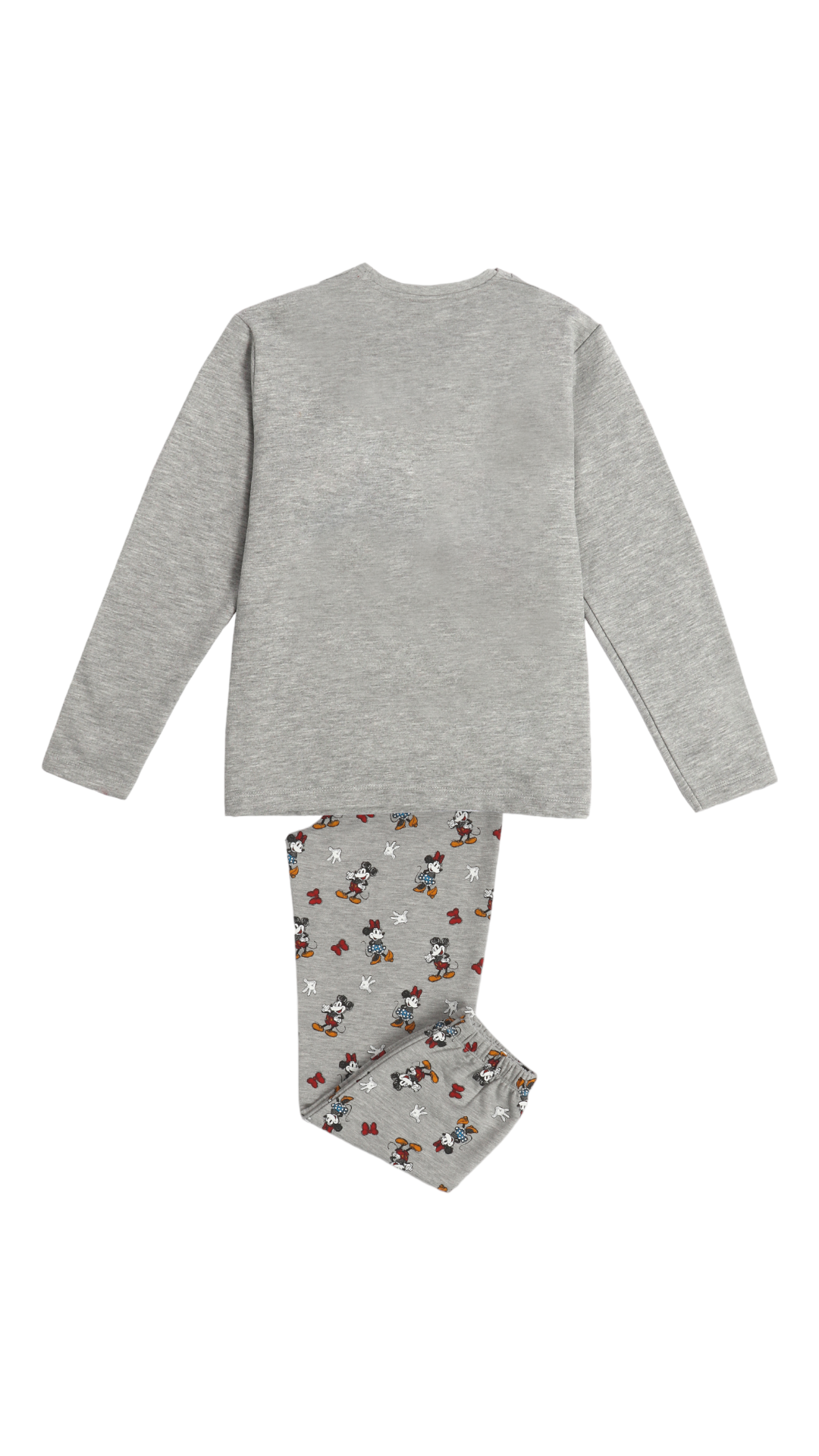 Pigiama invernale bambina Disney in felpa grigio Admas