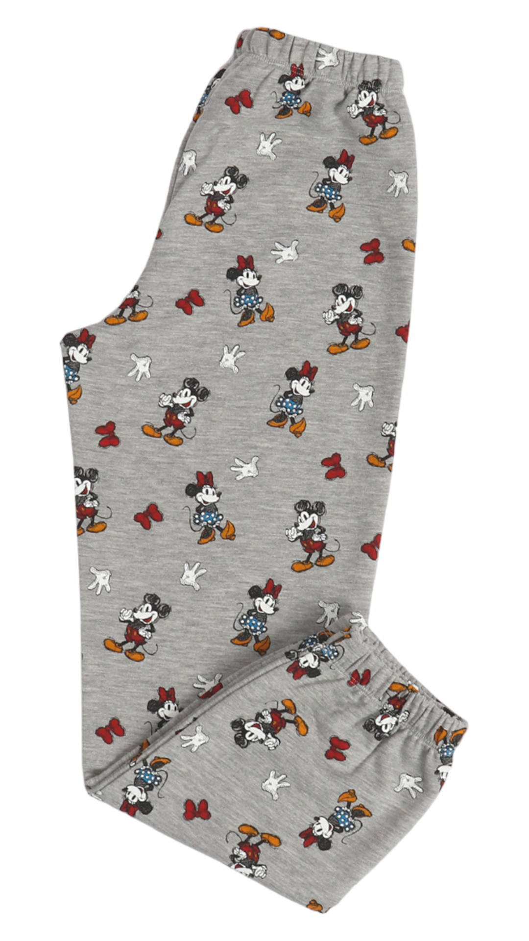 Pigiama invernale bambina Disney in felpa grigio Admas