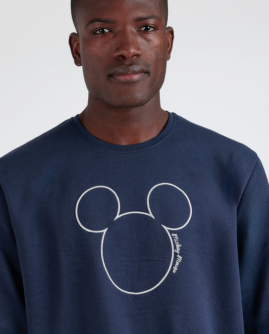 Pigiama uomo invernale blu Disney