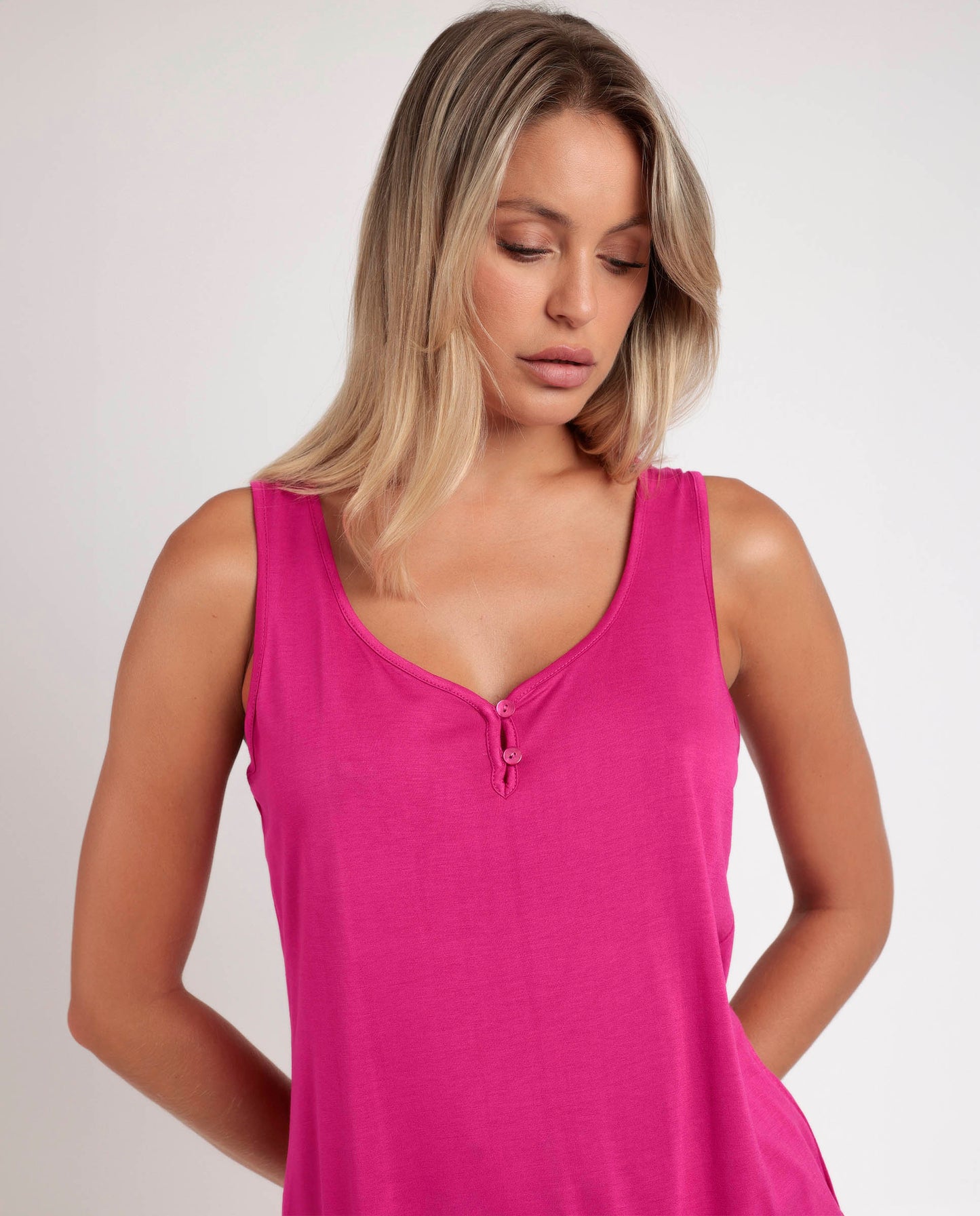 Pigiama estivo donna canotta e pantaloncino Multicolore fiori Admas