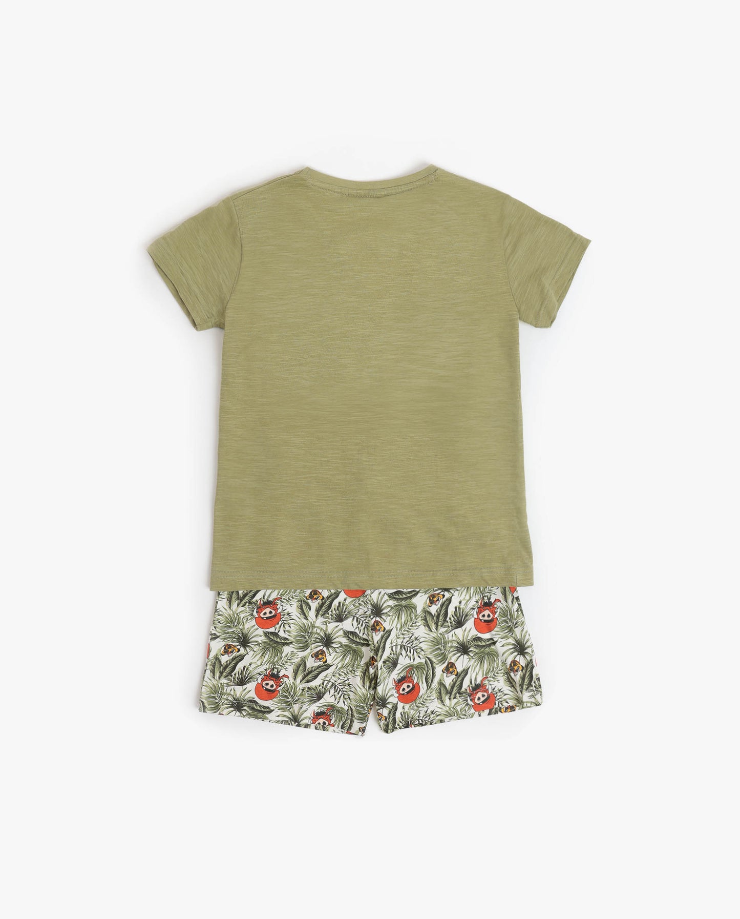 Pigiama estivo bambino con t-shirt Timon e Pumbaa Admas