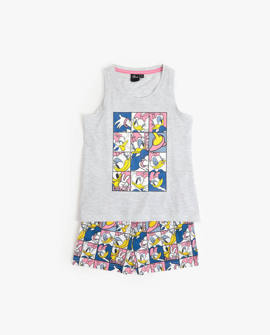 Pigiama estivo bambina con canotta Paperina Admas