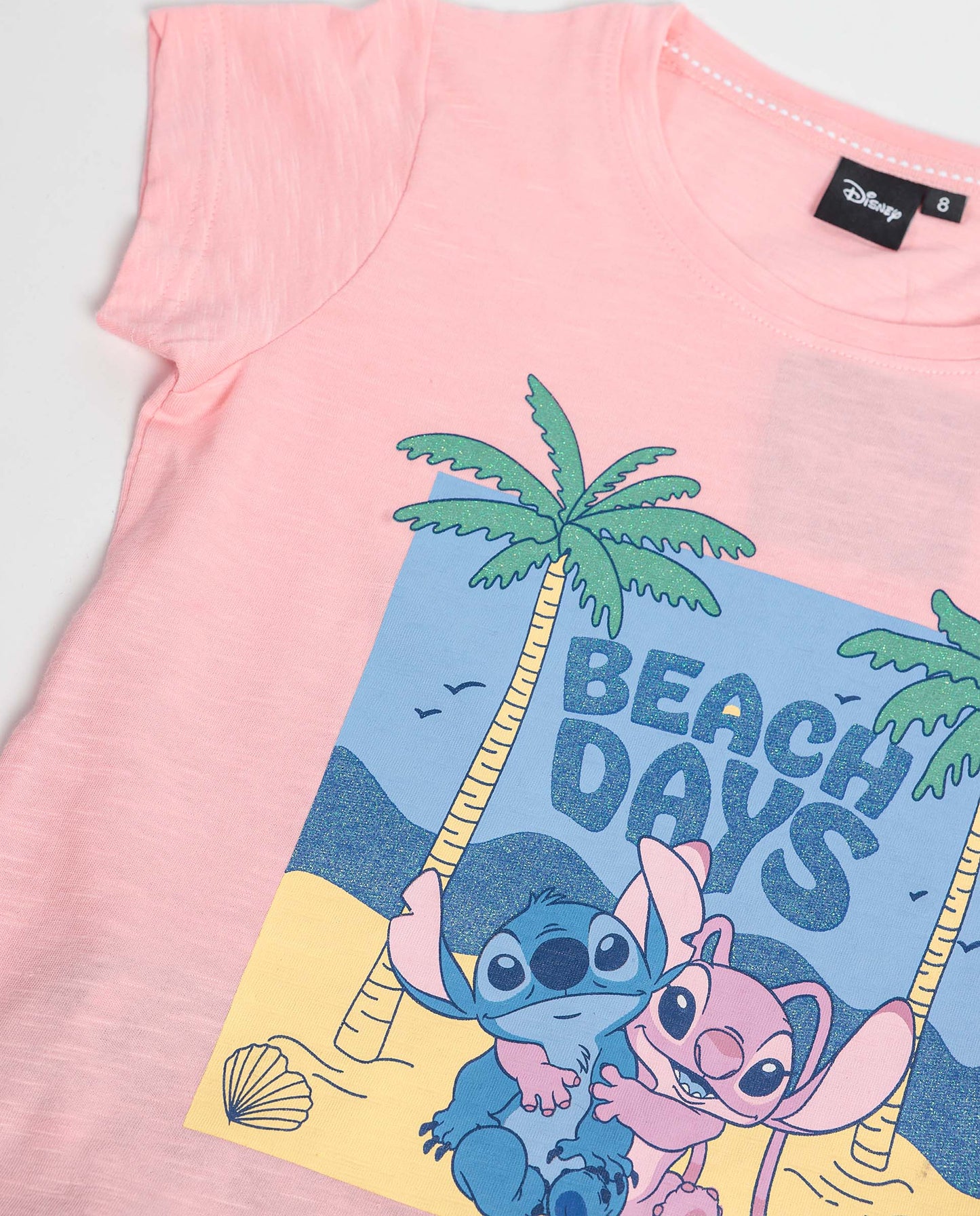 Pigiama estivo bambina con t-shirt Lilo e Stitch Admas