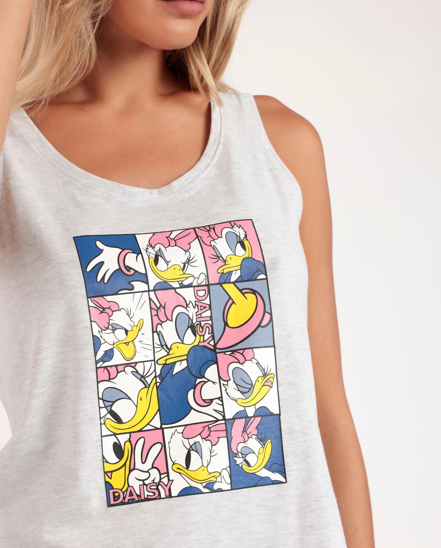 Pigiama estivo donna canotta e pantaloncino Paperina Disney Admas