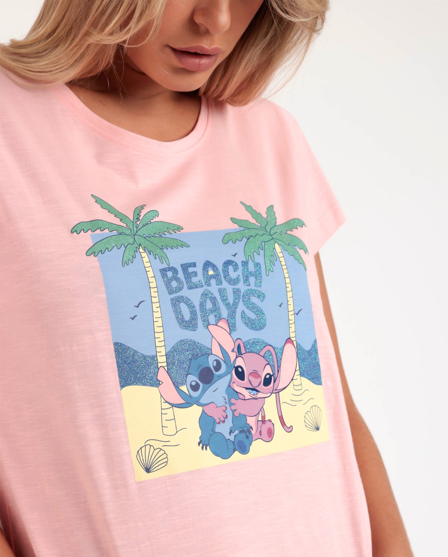 Pigiama estivo donna t-shirt e pantaloncino Lilo e Stitch Admas