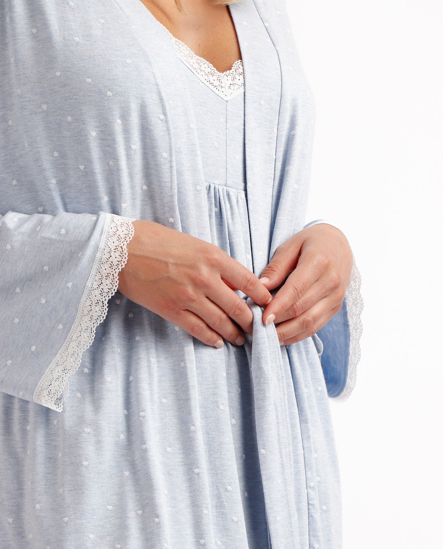 Vestaglia a kimono con cintura Admas