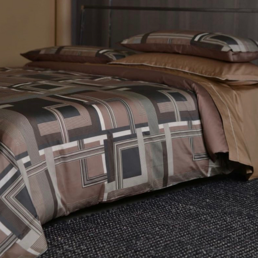 Parure copripiumino matrimoniale REEVER - Carrè