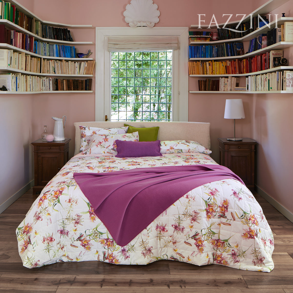 Trapuntino Matrimoniale Fazzini Villa Olmo