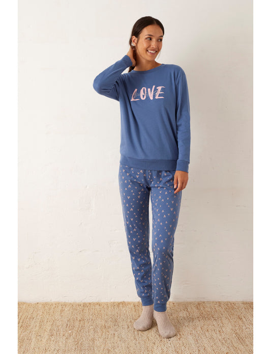 Pigiama donna invernale blue Promise