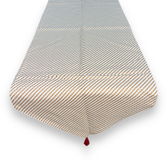 Runner da tavola Schiaccianoci Double Face Corona e quadretti 45x140 Brandani