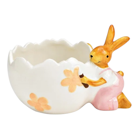Ciotola coniglio colorata in ceramica Wurm