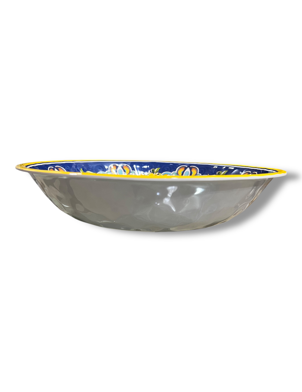 Ciotola Citrus Blu con decori Melamina Brandani