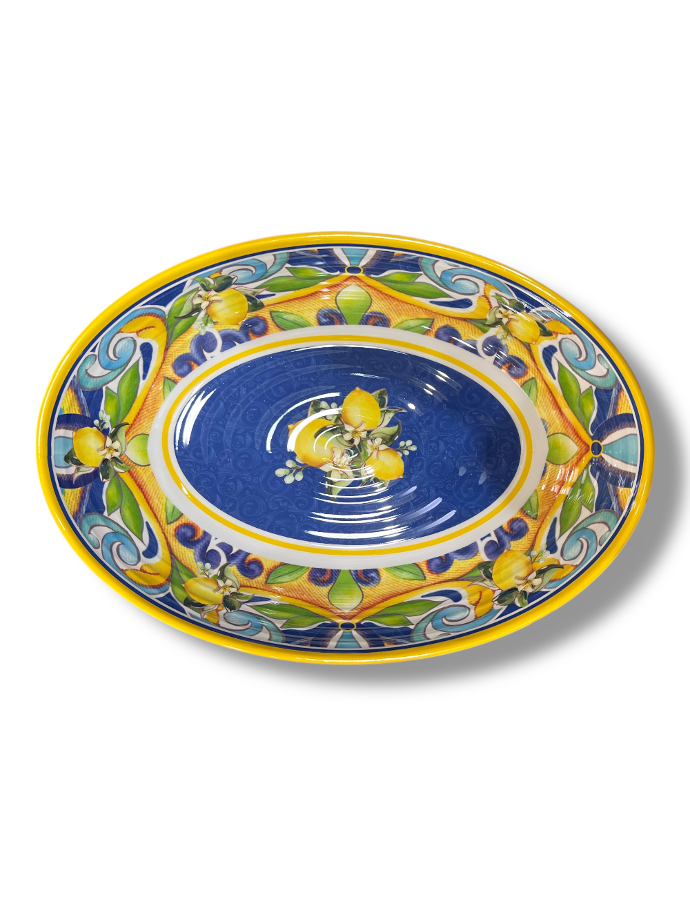 Ciotola Citrus Blu Ovale Melamina Brandani