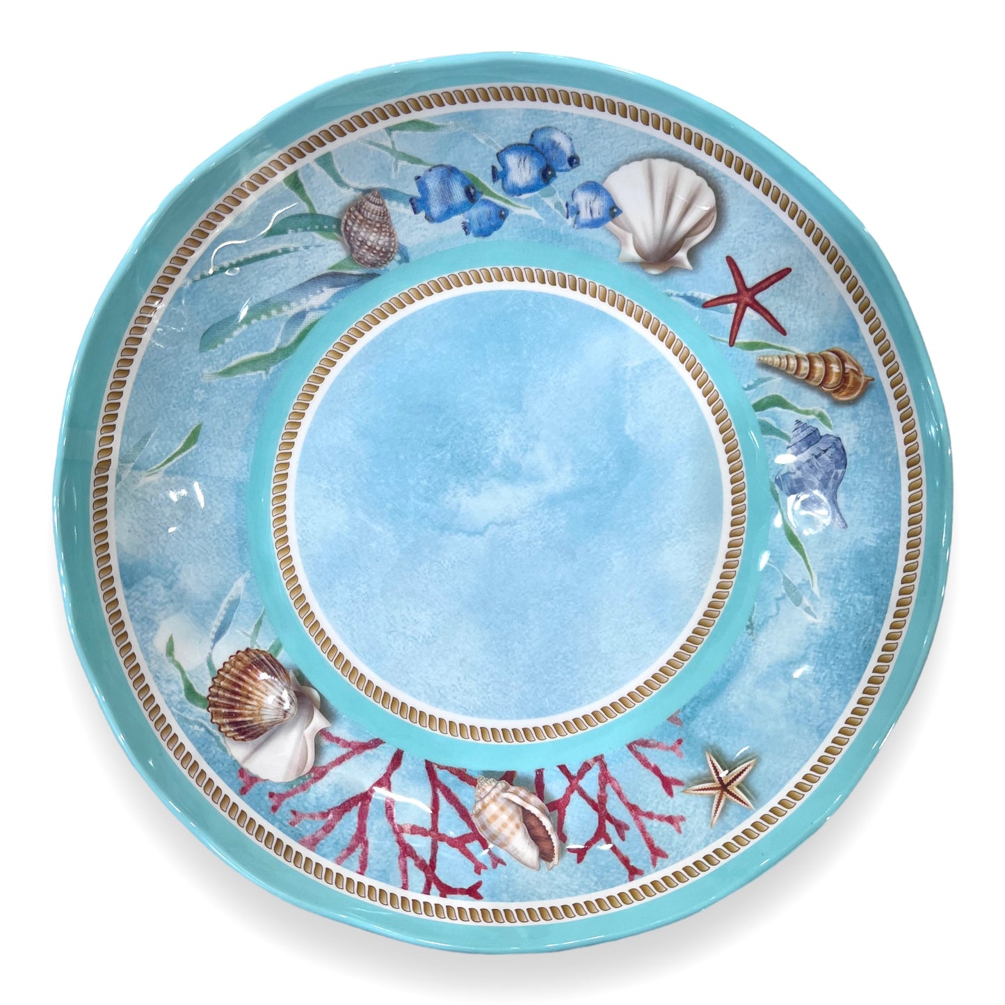 Set piatti da 18 pezzi Reef Melamina Brandani