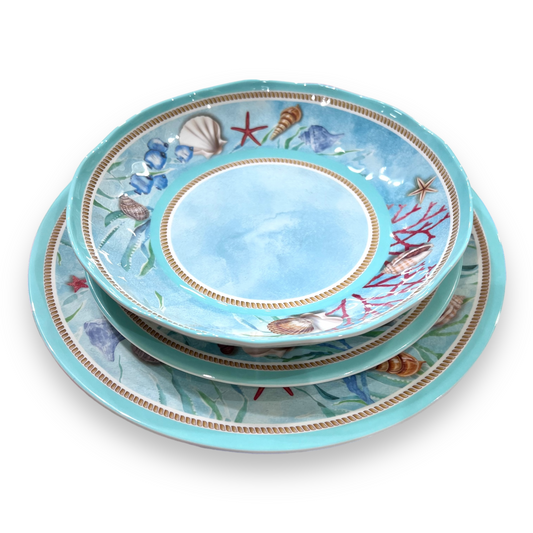 Set piatti da 18 pezzi Reef Melamina Brandani