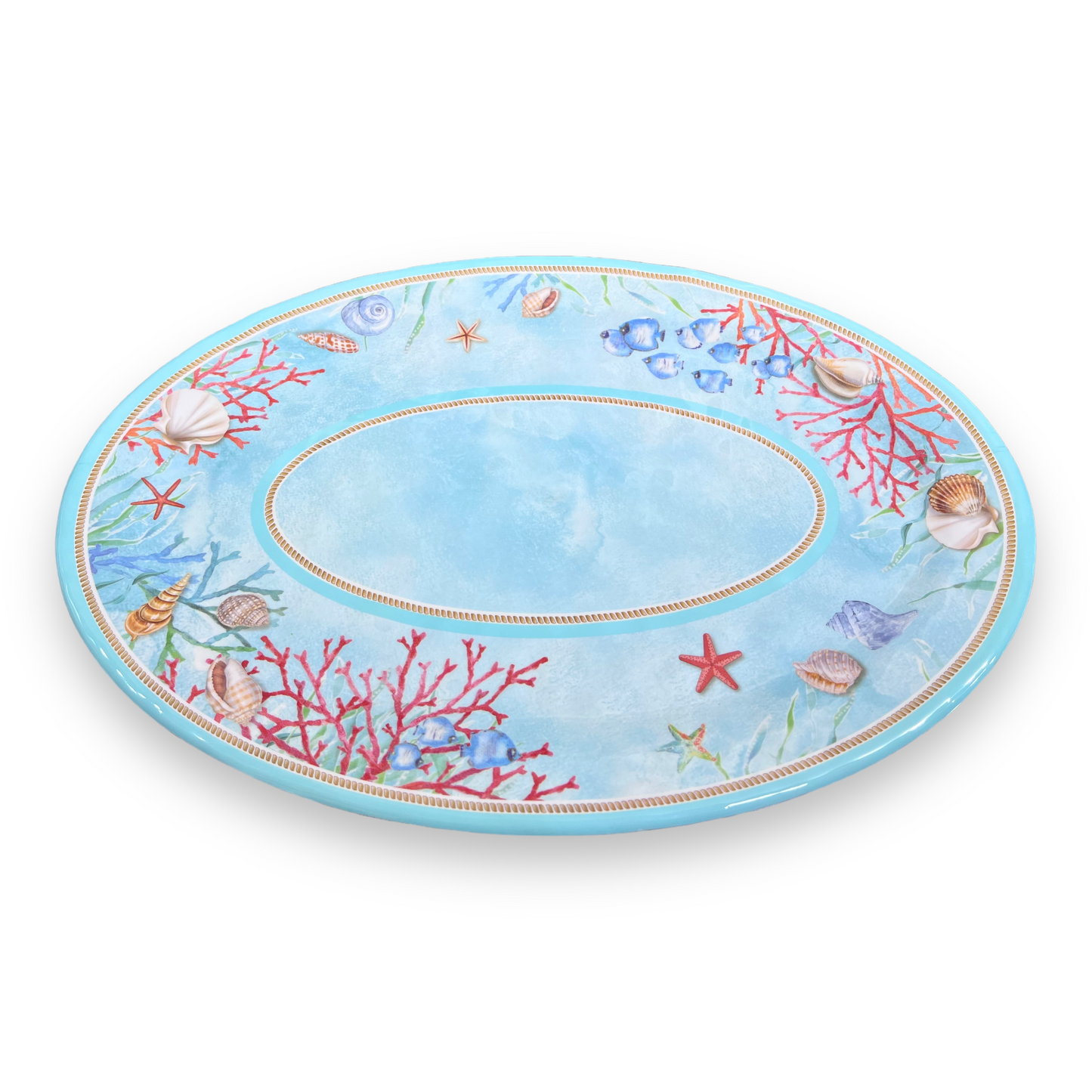 Vassoio Ovale Reef Melamina Brandani