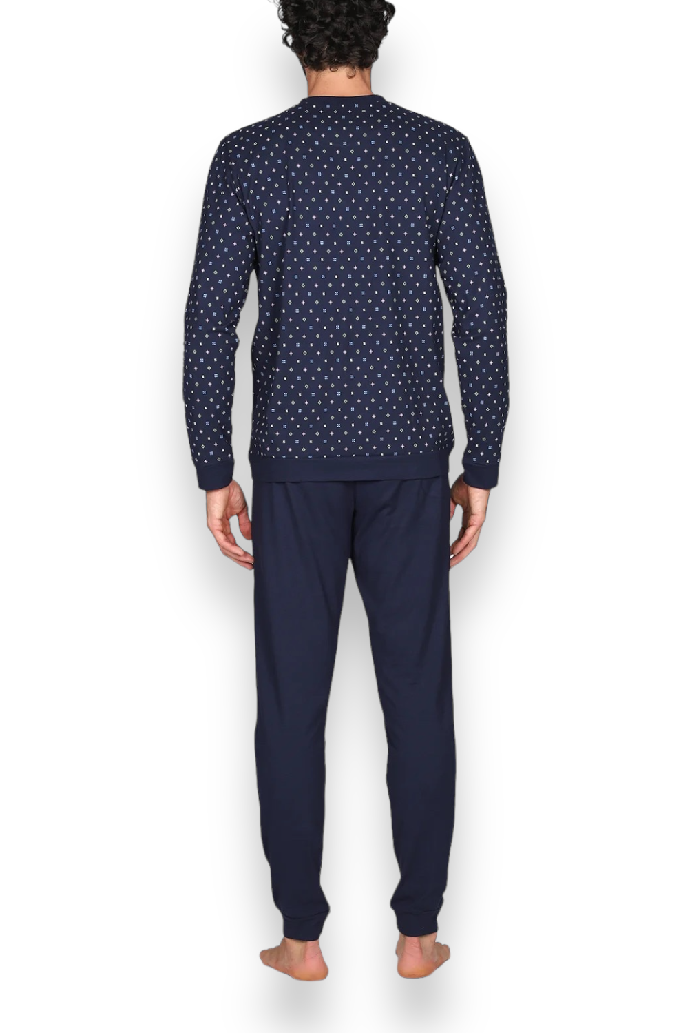 Pigiama uomo in cotone estivo con T-Shirt s fantasia Julipet