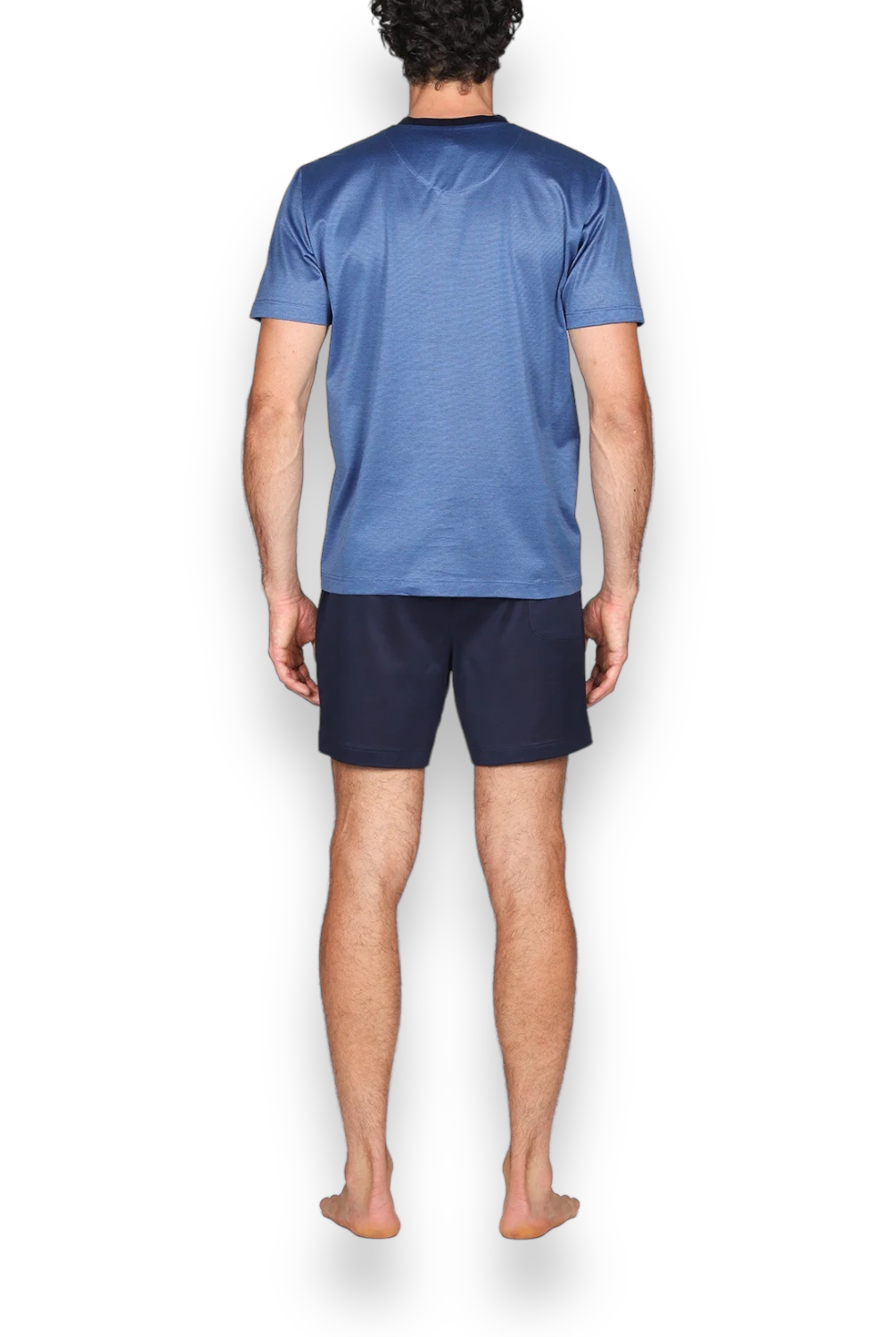 Pigiama uomo corto con T-Shirt avio Julipet Bergamo