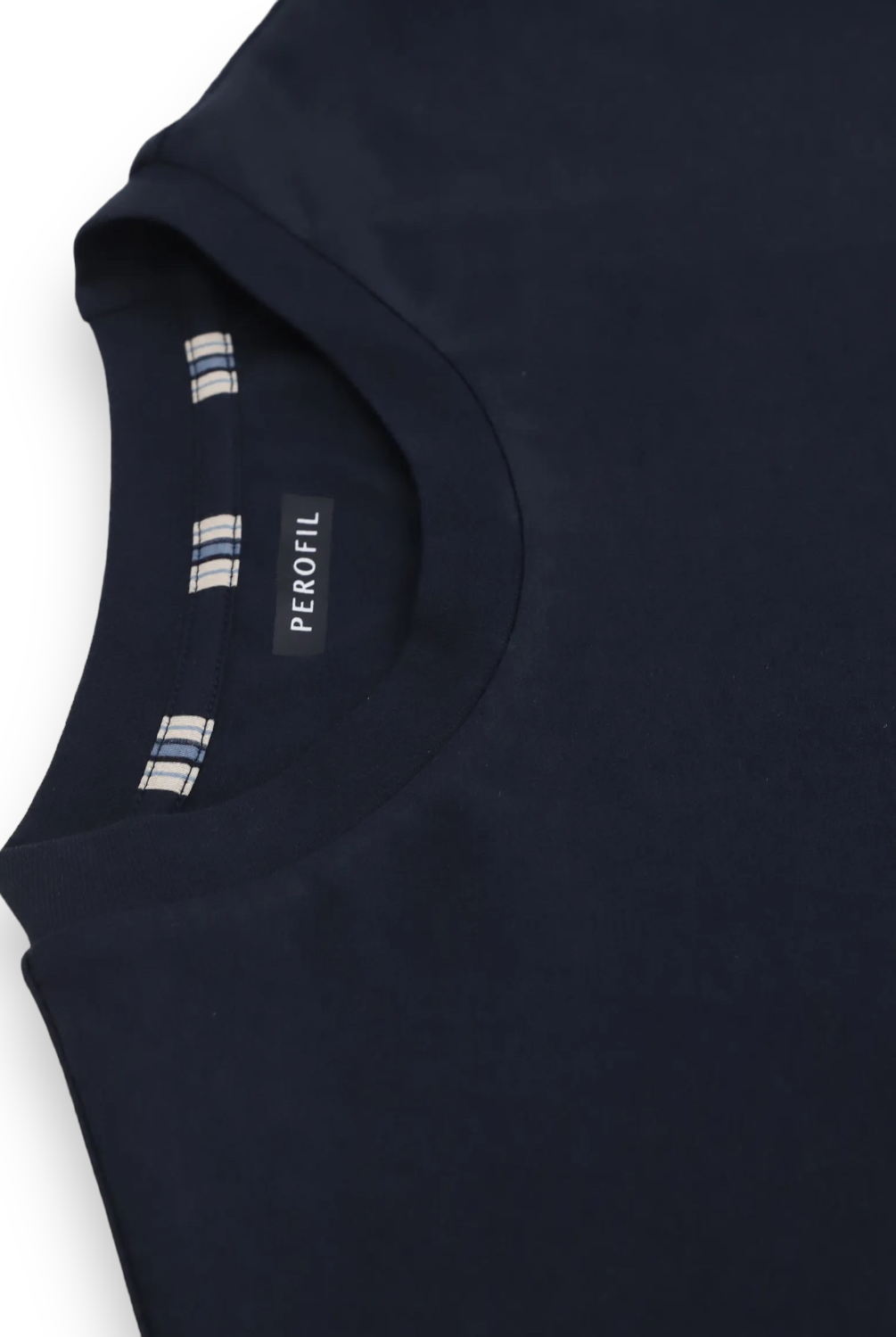Pigiama uomo corto con pantalone a righe Perofil