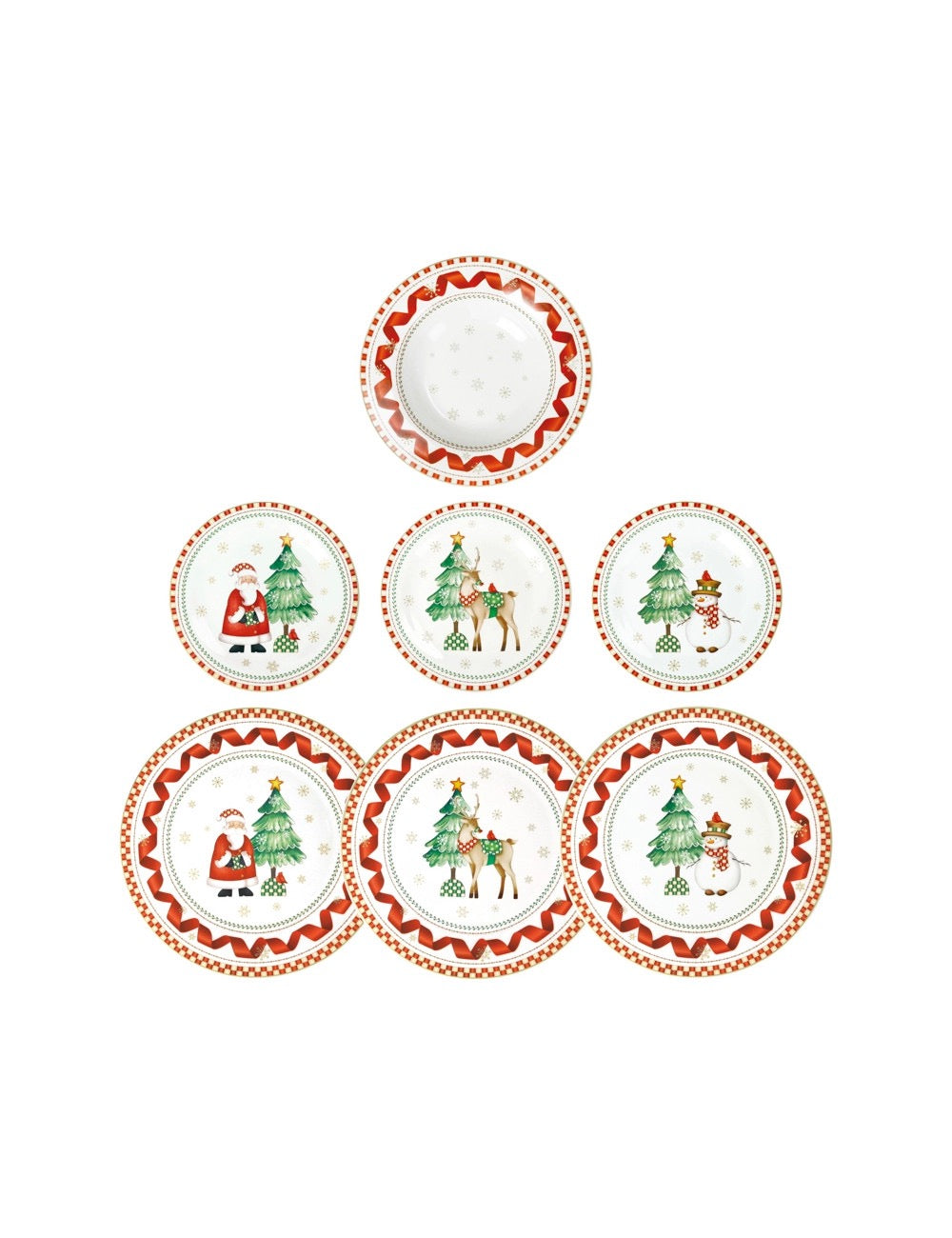 Set Piatti 18 Pezzi Racconti Brandani