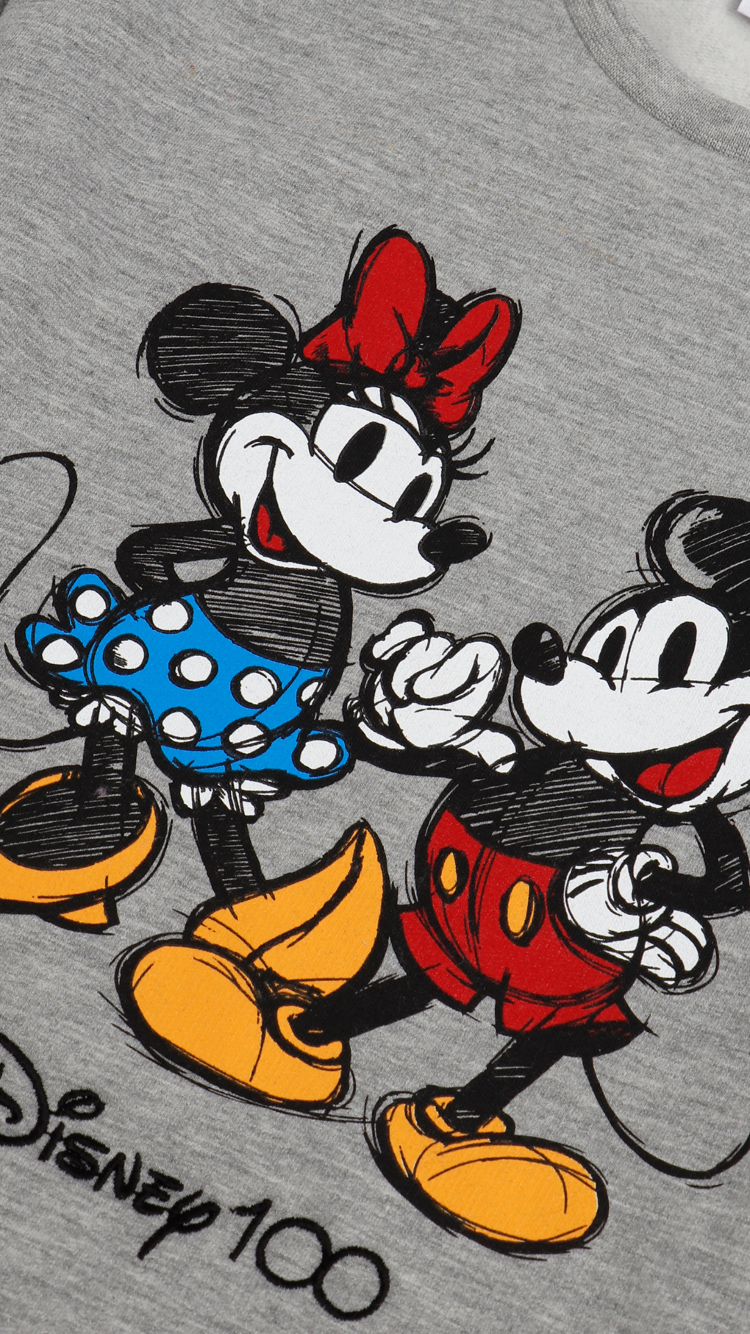 Pigiama invernale bambina Disney in felpa grigio Admas