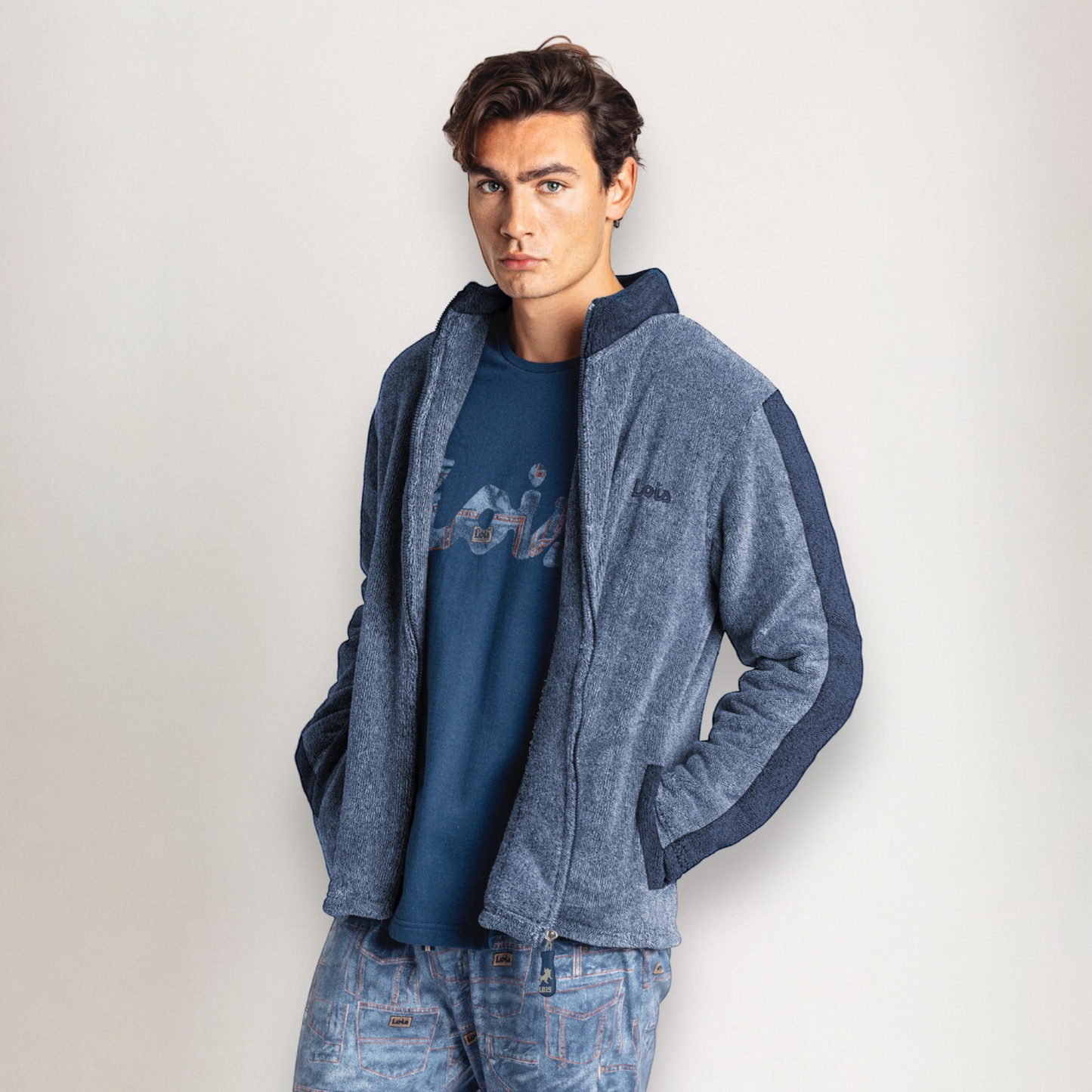 Giacca invernale uomo blu Lois