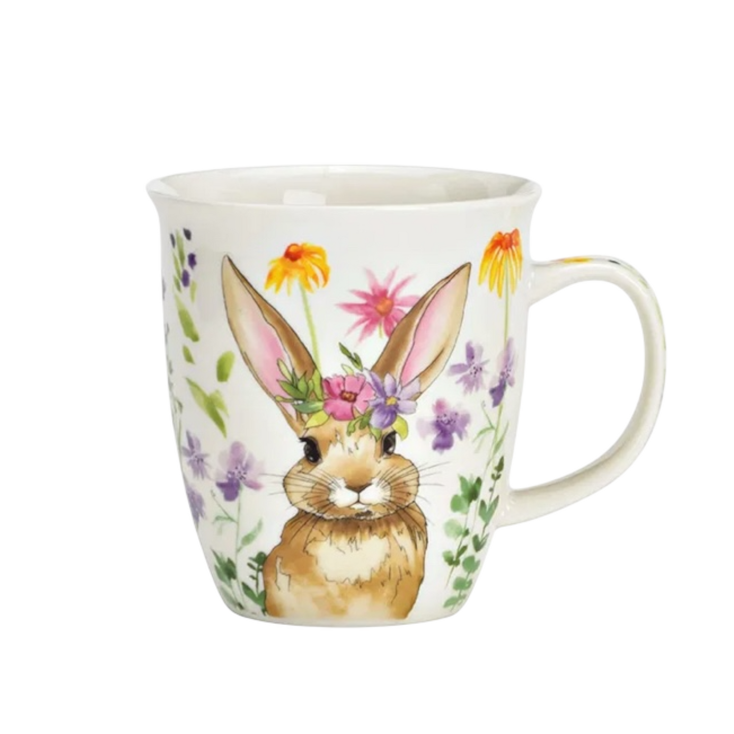 Tazza coniglio colorata in porcellana Wurm