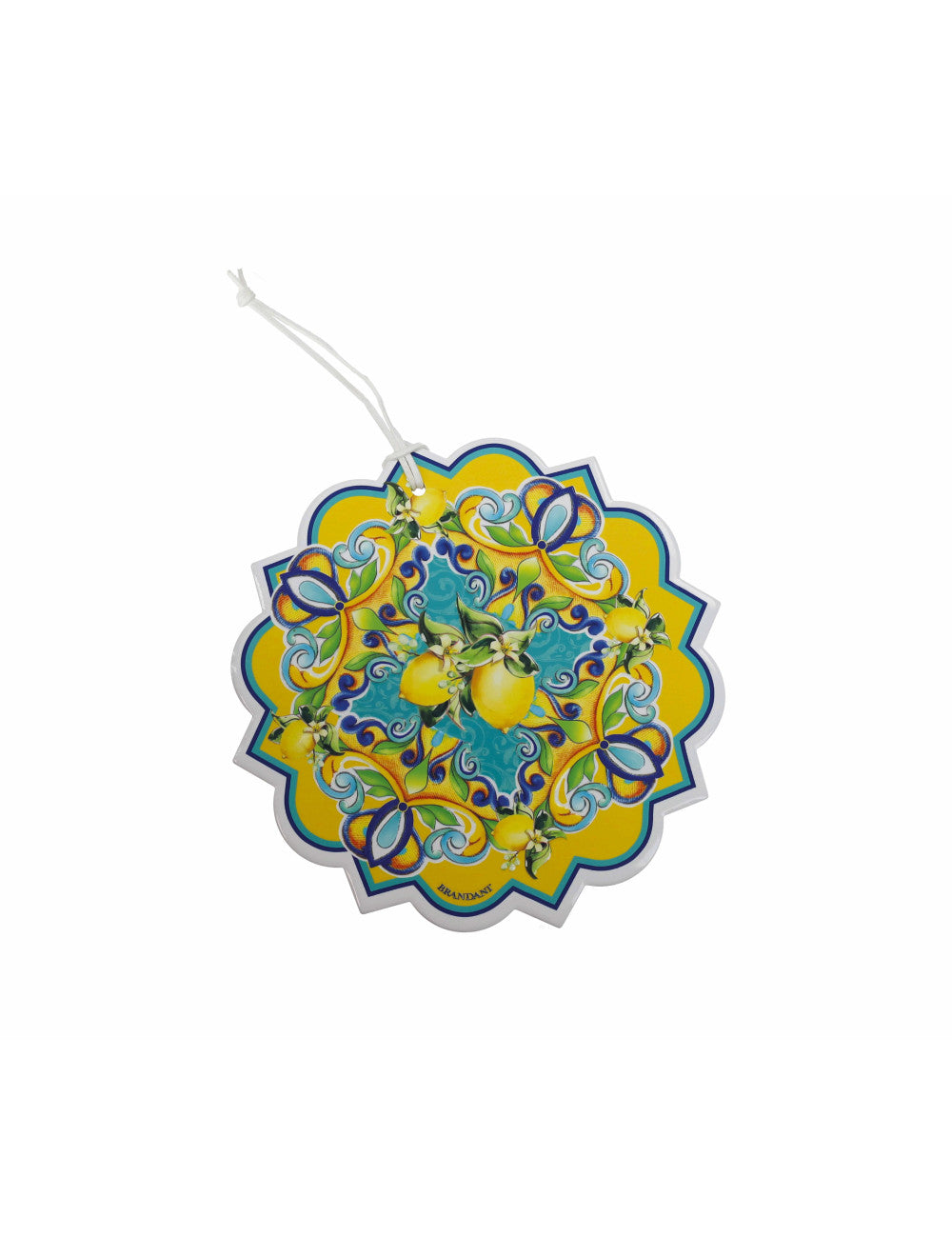 Decorazione Citrus in ceramica e sughero Brandani