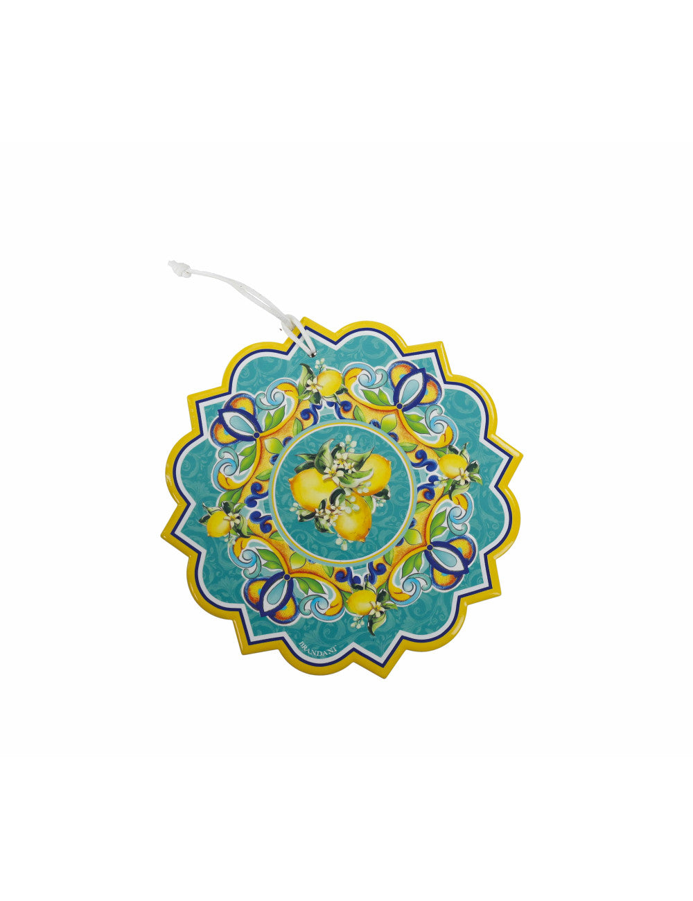 Decorazione Citrus in ceramica e sughero Brandani