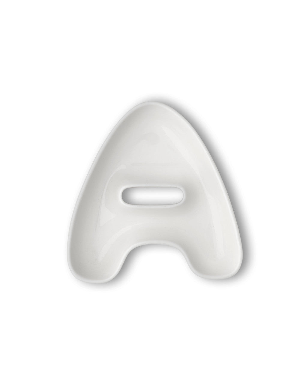 Decorazione Lettera A in porcellana Brandani