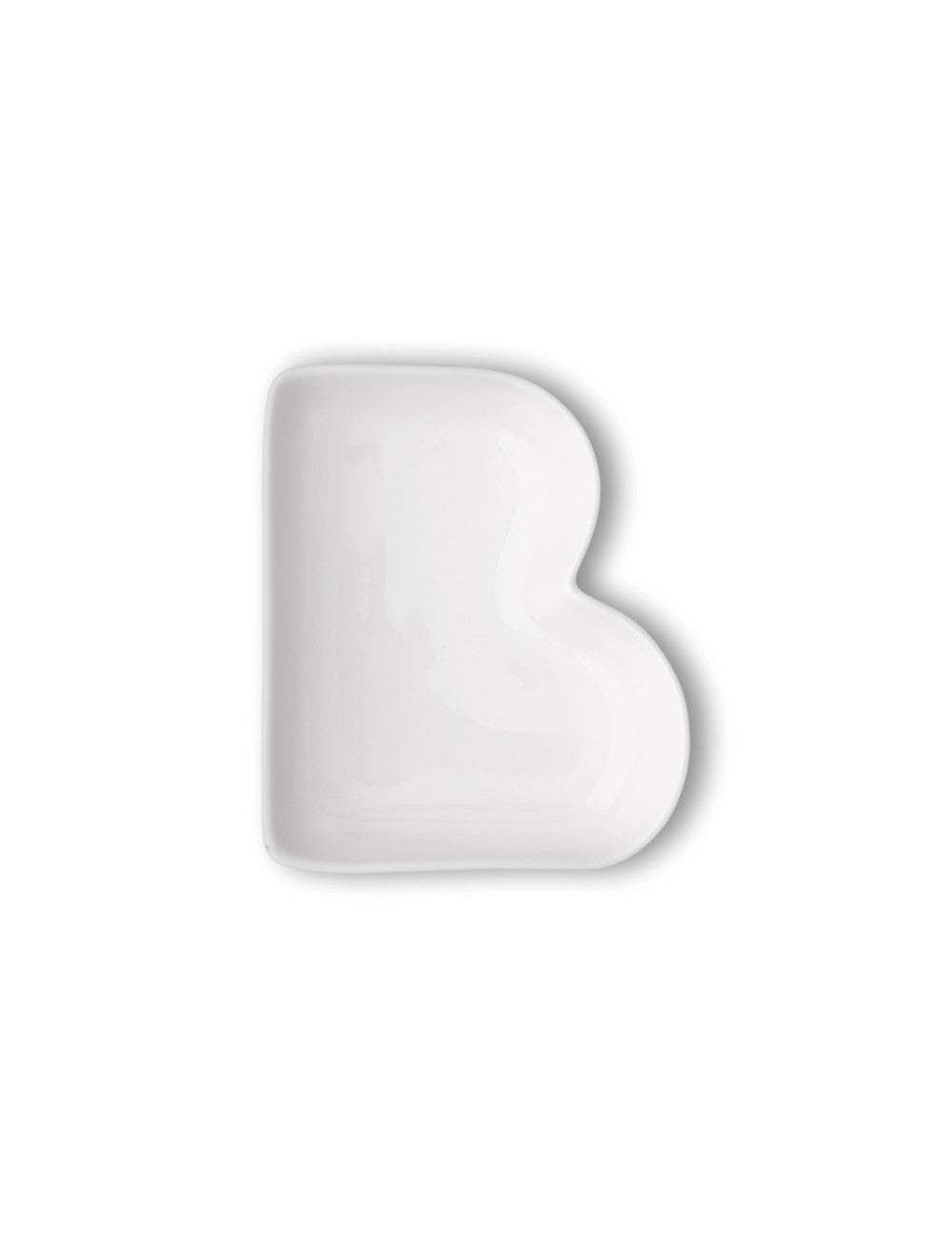 Decorazione Lettera B in porcellana Brandani