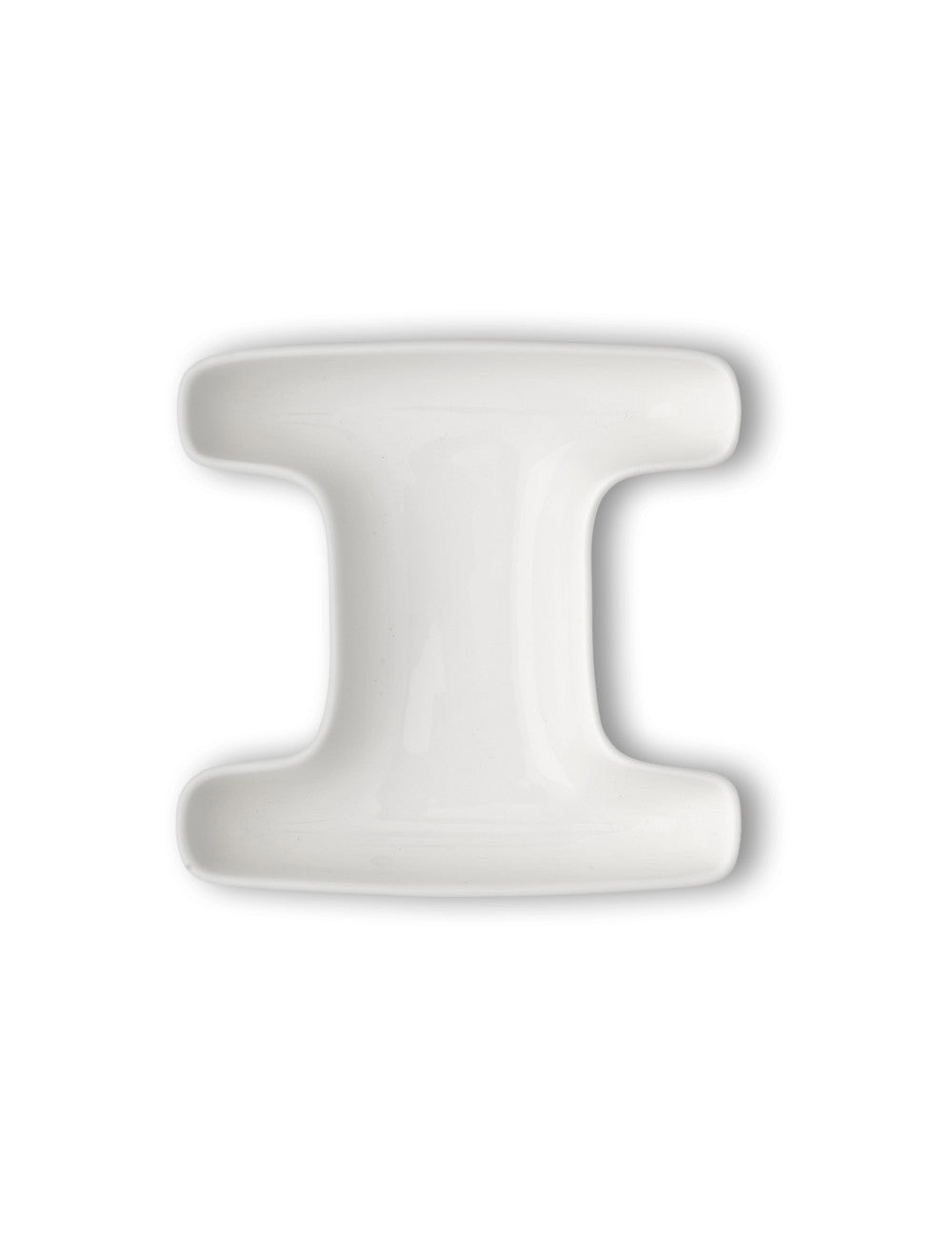 Decorazione Lettera I in porcellana Brandani