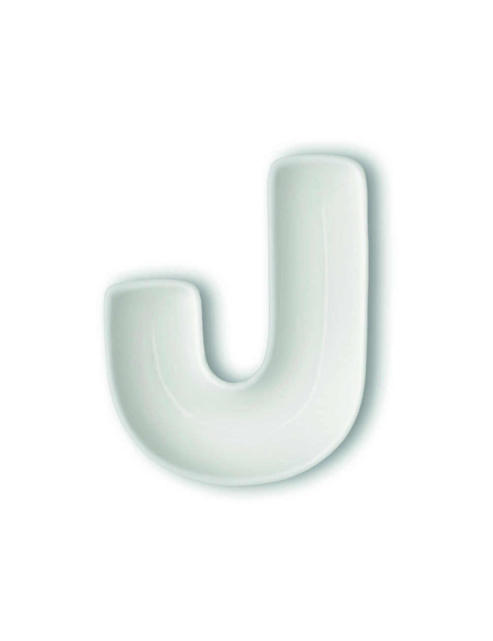 Decorazione Lettera J in porcellana Brandani