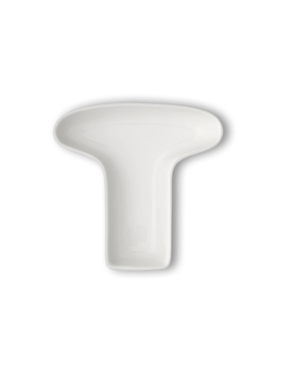 Decorazione Lettera T in porcellana Brandani