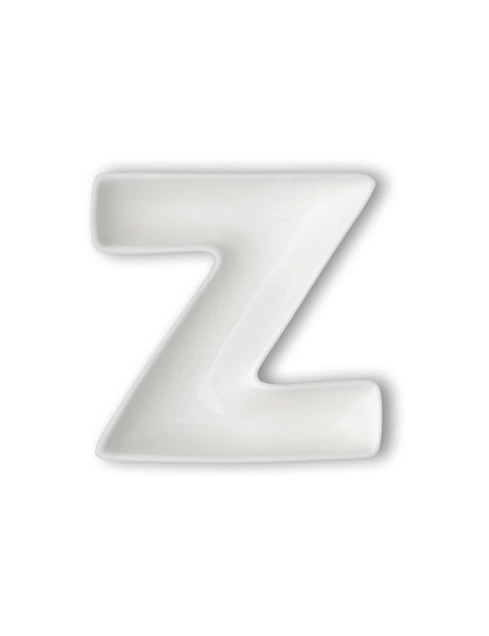 Decorazione Lettera Z in porcellana Brandani