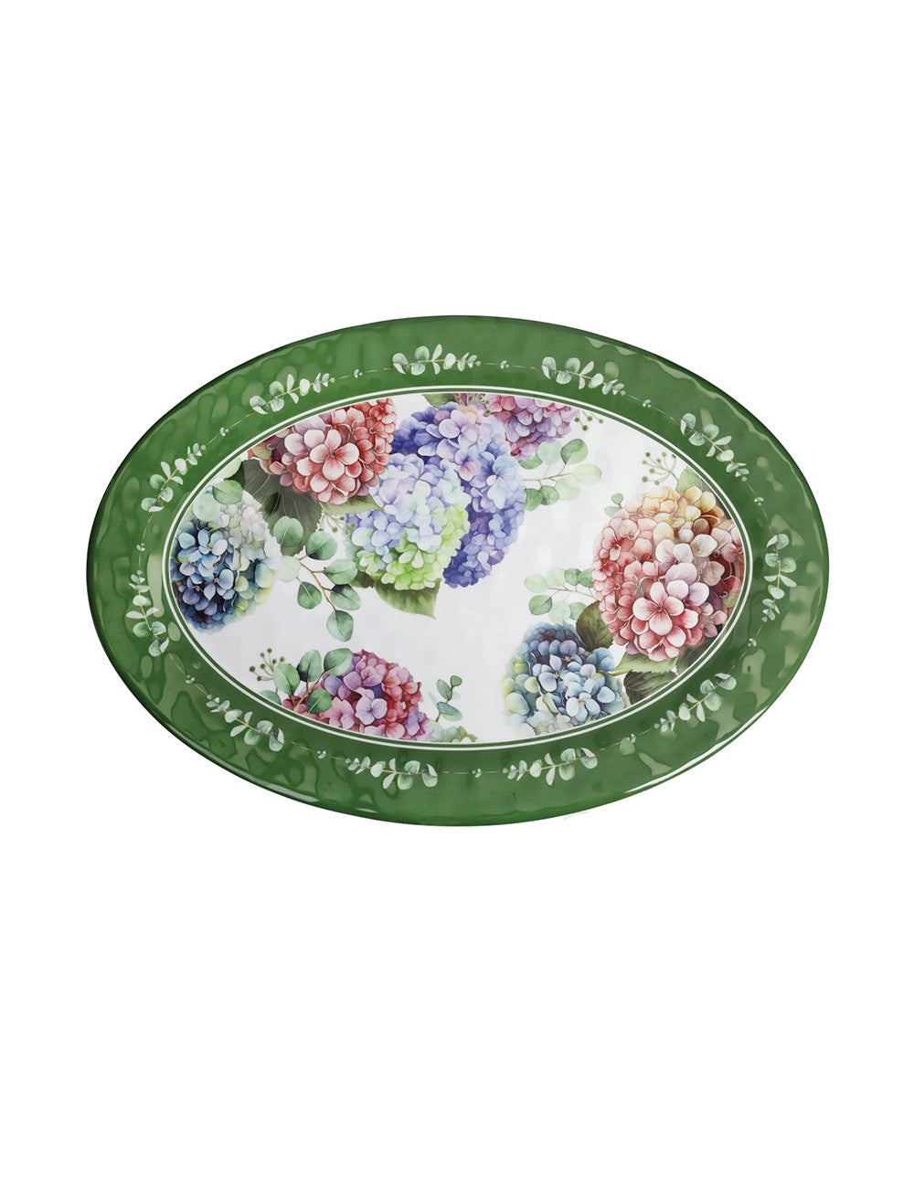 Vassoio Ovale Flora in melamina Brandani