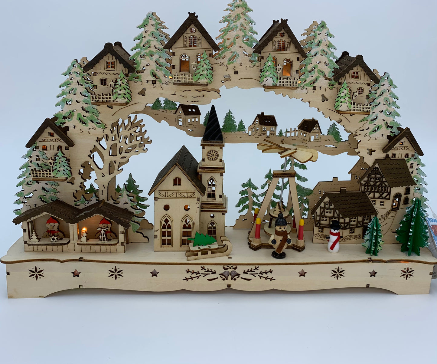 PAESAGGIO NATALIZIO IN LEGNO - TIMSTOR