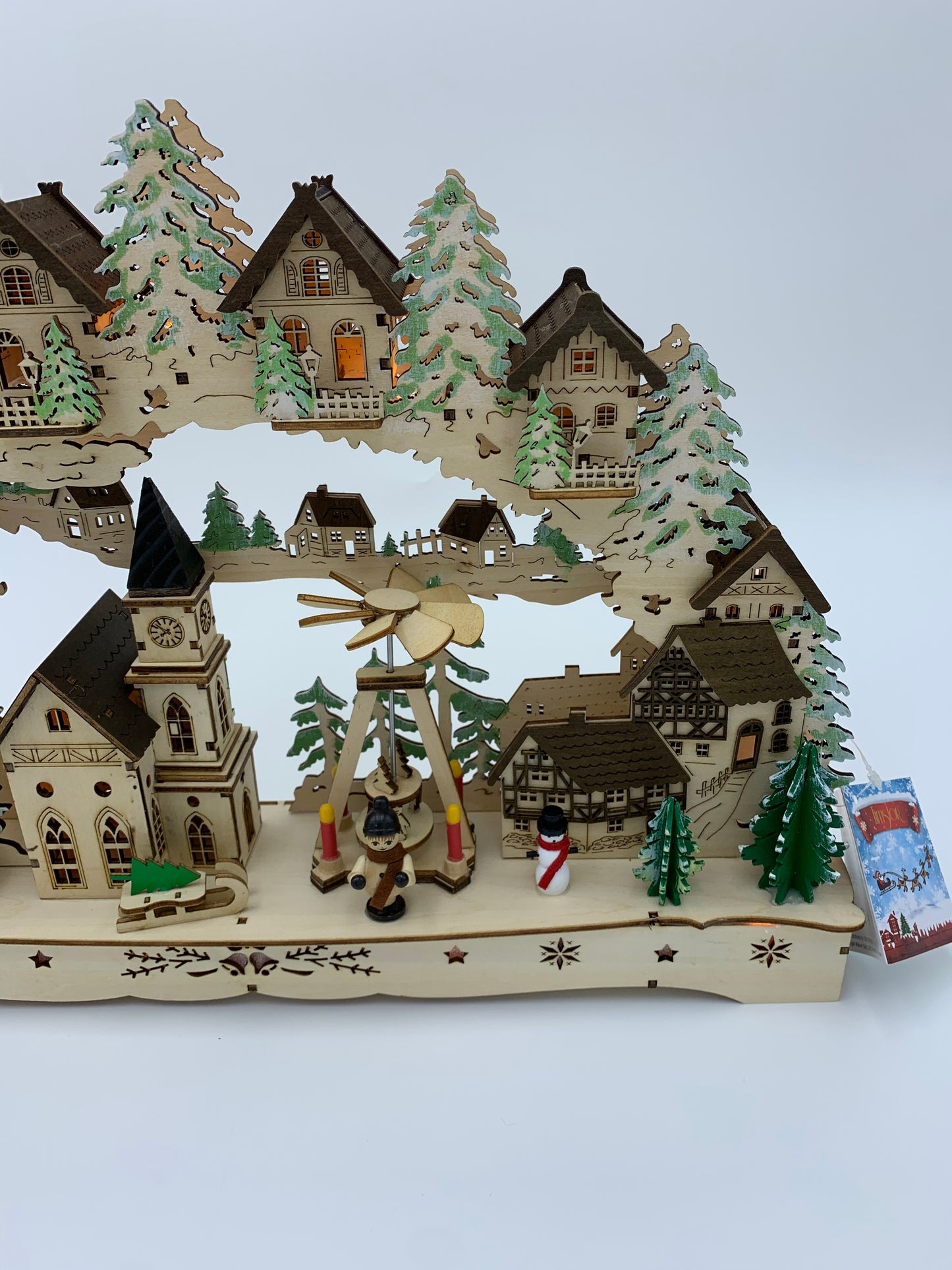 PAESAGGIO NATALIZIO IN LEGNO - TIMSTOR