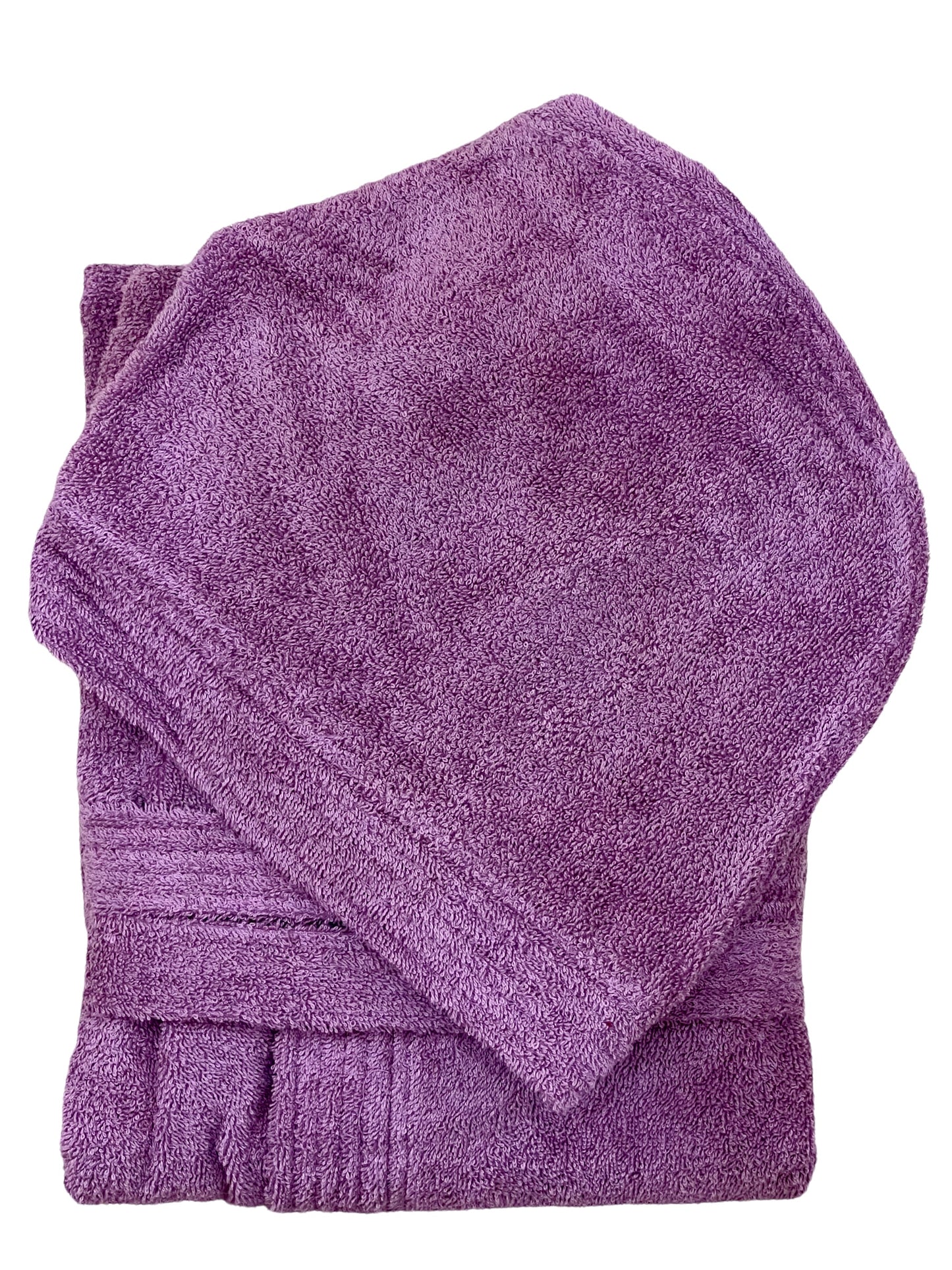 Accappatoio in spugna con cappuccio