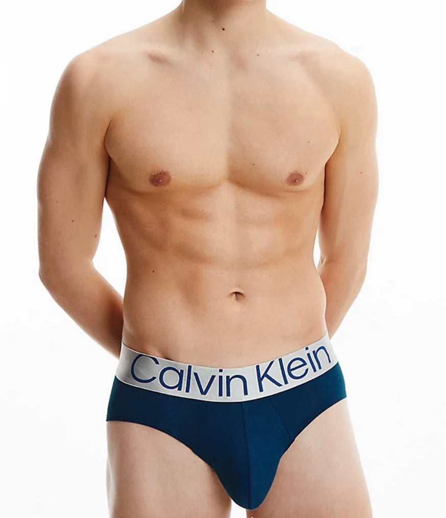 Slip CALVIN KLEIN 3 Pack - Steel Cotton