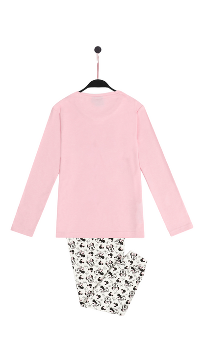 Pigiama invernale bambina rosa Disney Minnie Admas