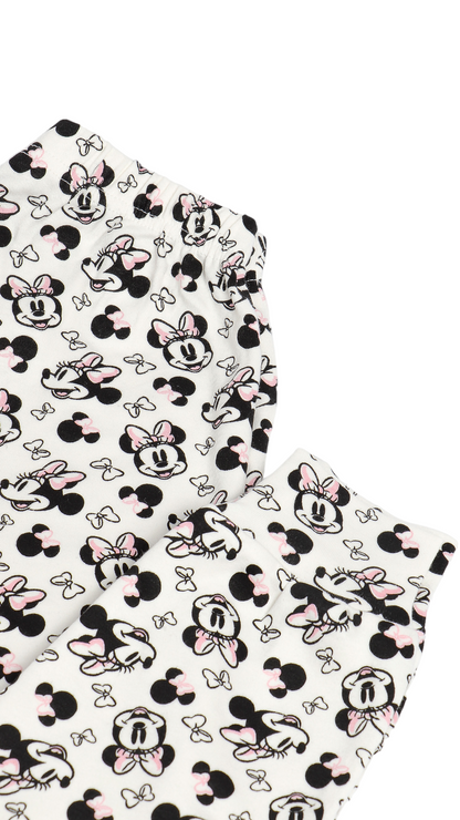 Pigiama invernale bambina rosa Disney Minnie Admas