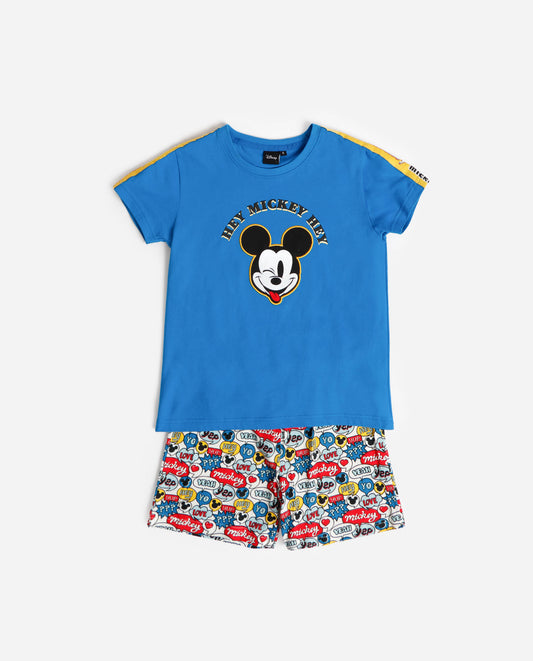 Pigiama estivo bambino t-shirt topolino Admas