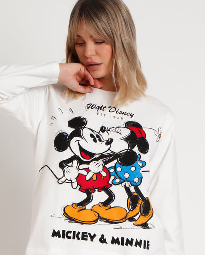 Pigiama donna invernale felpa Disney