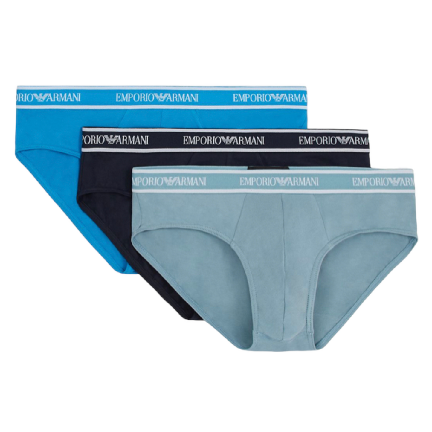 SLIP 3-PACK EMPORIO ARMANI CON BANDA LOGATA