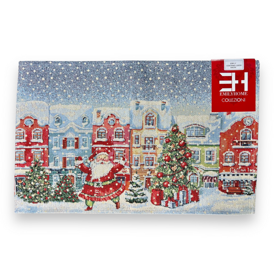 Centro tavola piccolo Snow 32x50 Emily Home