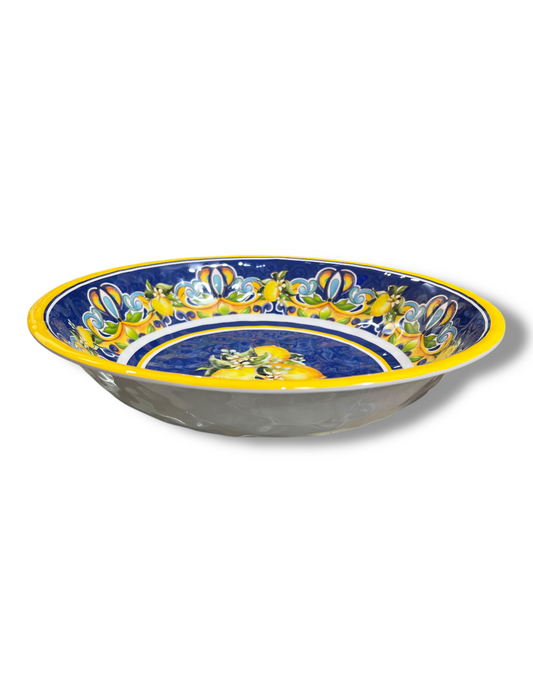 Ciotola Citrus Blu con decori Melamina Brandani