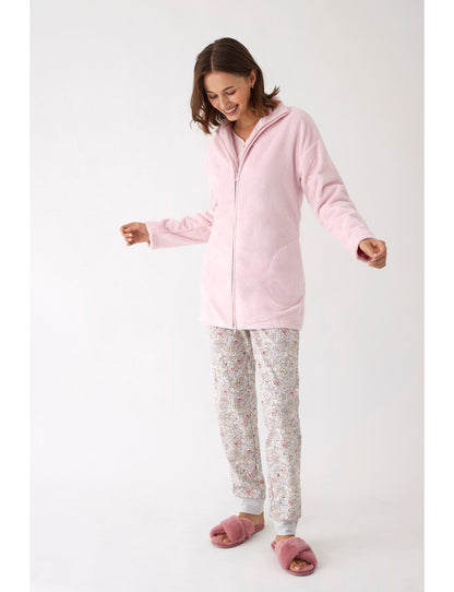 Pigiama 3 Pezzi Donna Invernale Floreale Promise